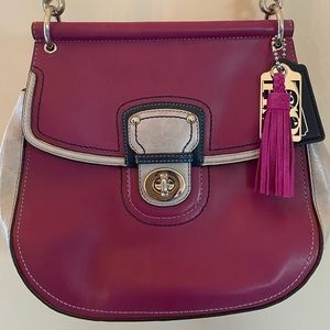 Coach leather crossbody bag